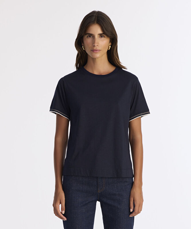 Regular Bisiklet Yaka Kısa Kol T-shirt
