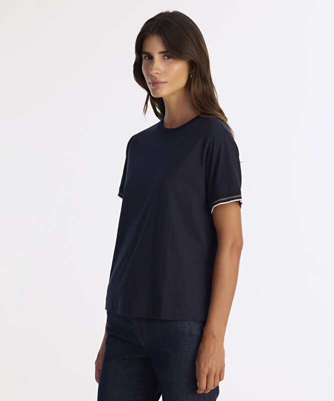 Regular Bisiklet Yaka Kısa Kol T-shirt