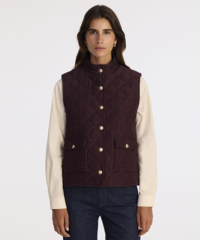 Regular Dik Yaka Yelek