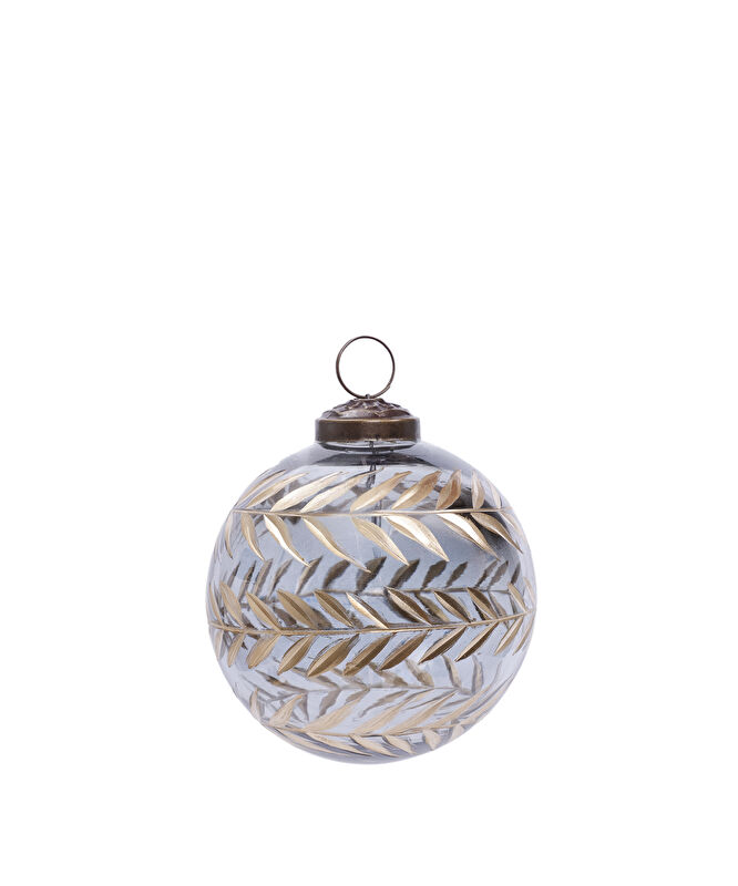 Yuvarlak Cam Ağaç Süsü(8 Cm)