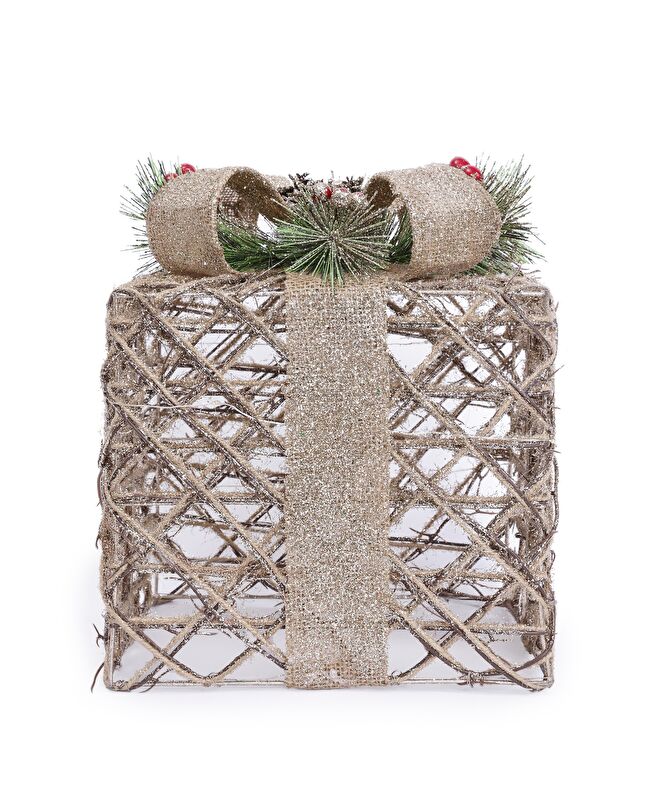 Işıklı Yılbaşı Süsü(25x25x25 cm)