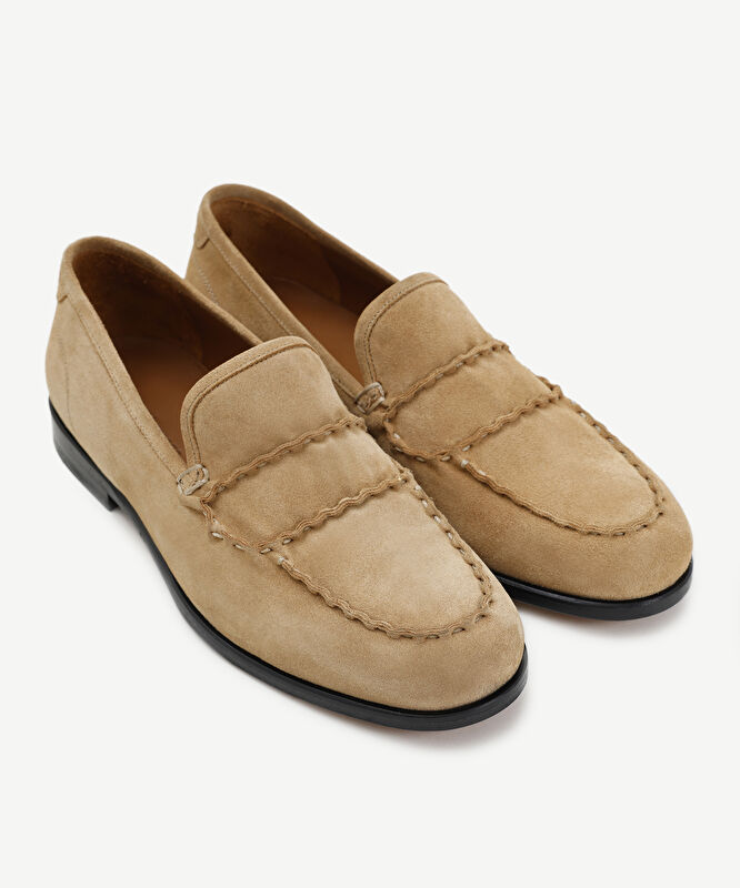 Saraç Detaylı Deri Loafer
