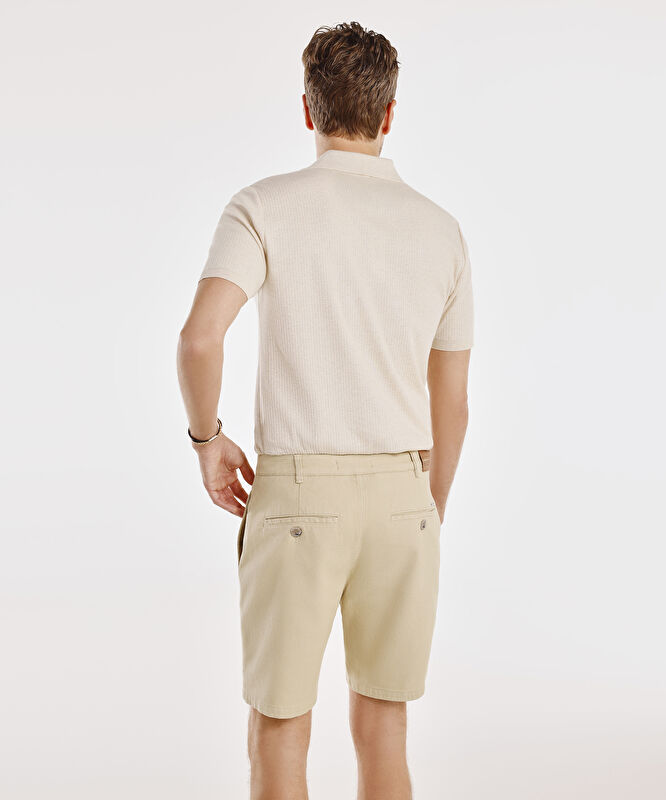 Klasik Kesim Bermuda Şort