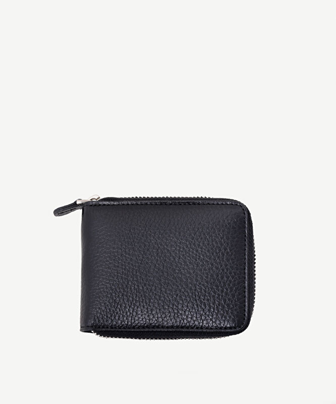 Fermuarlı Deri Cüzdan