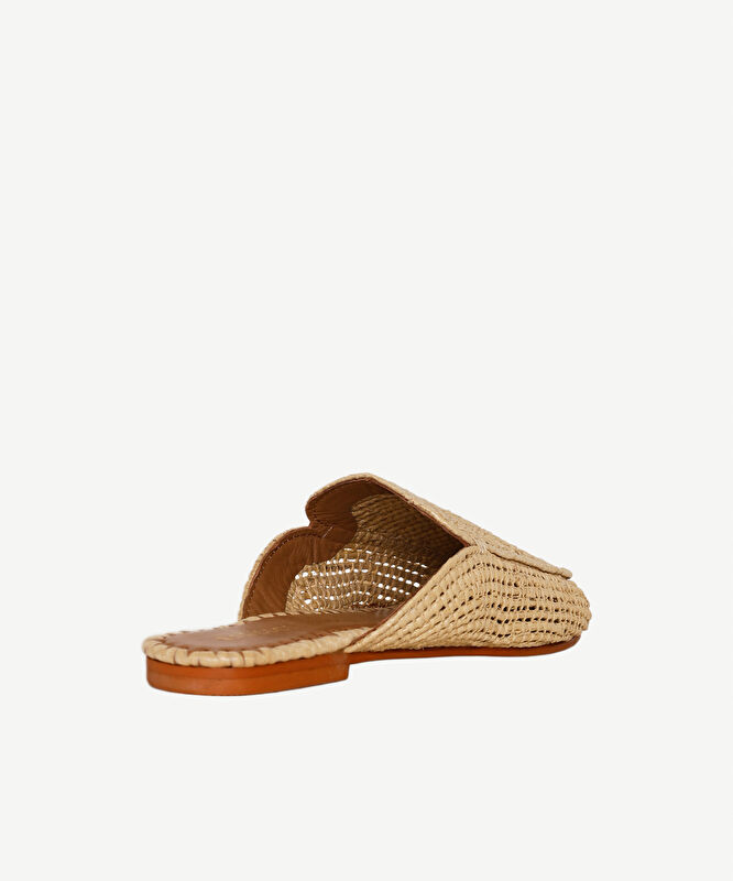 Önü Kapalı Hasır Terlik