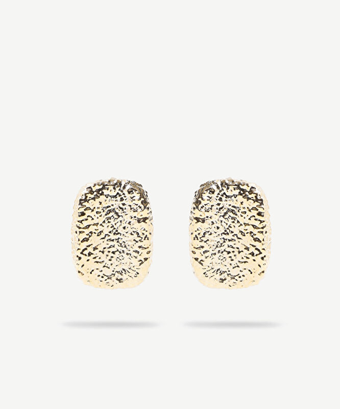 Dokulu Gold Küpe