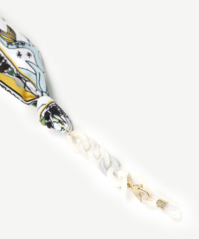 Fular Detaylı Gözlük Askısı