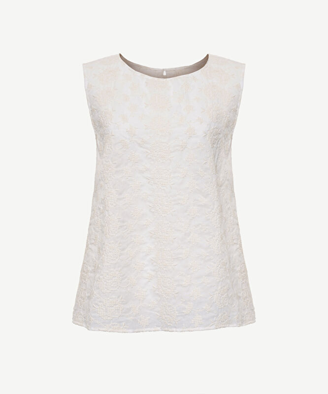 Kolsuz Bisiklet Yaka Bluz