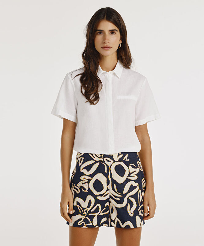 Beli Fermuarlı Şort