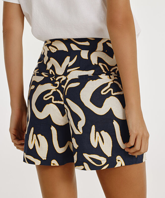 Beli Fermuarlı Şort