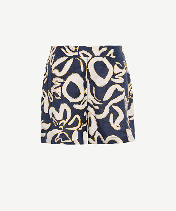 Beli Fermuarlı Şort