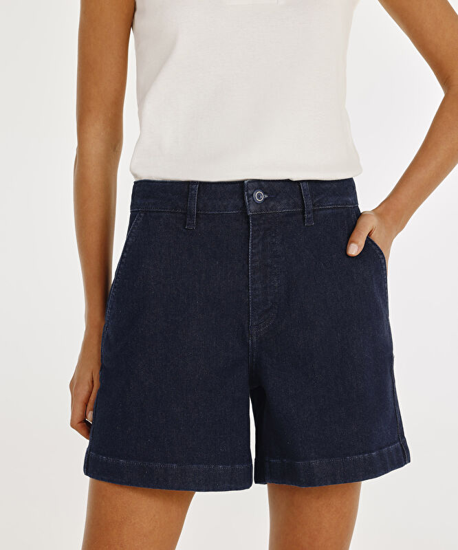 Çan Form Denim Bermuda