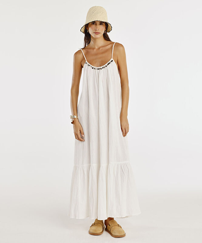Askılı Maxi Elbise