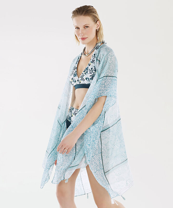 Püskül Detayli Beachwear Tunik