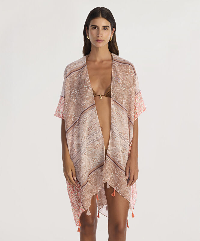 Püskül Detayli Beachwear Tunik