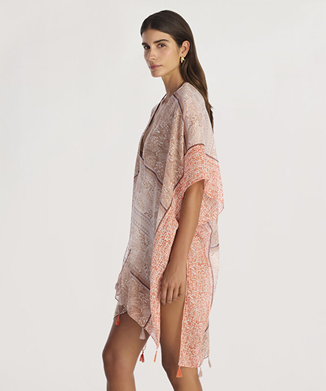 Püskül Detayli Beachwear Tunik