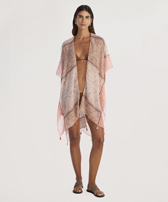 Püskül Detayli Beachwear Tunik