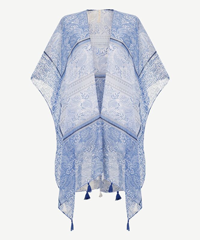Püskül Detayli Beachwear Tunik