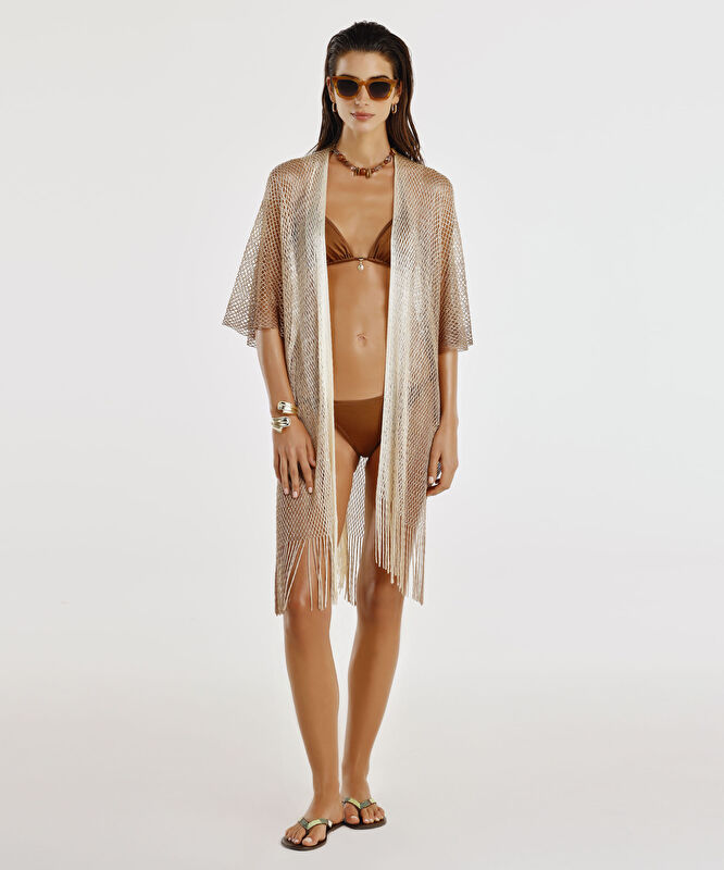 Püskül Detayli Beachwear Tunik
