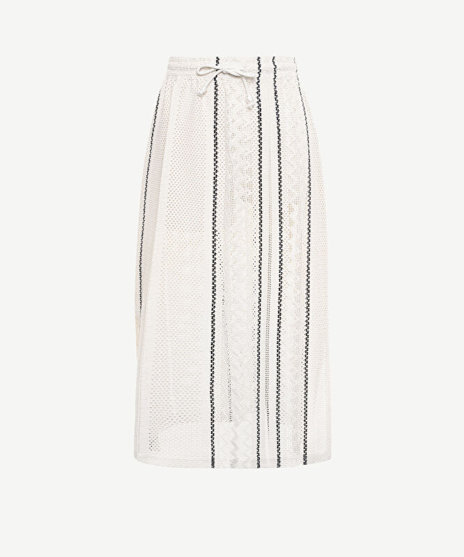 Dizaltı Yırtmaçlı Kalem Etek