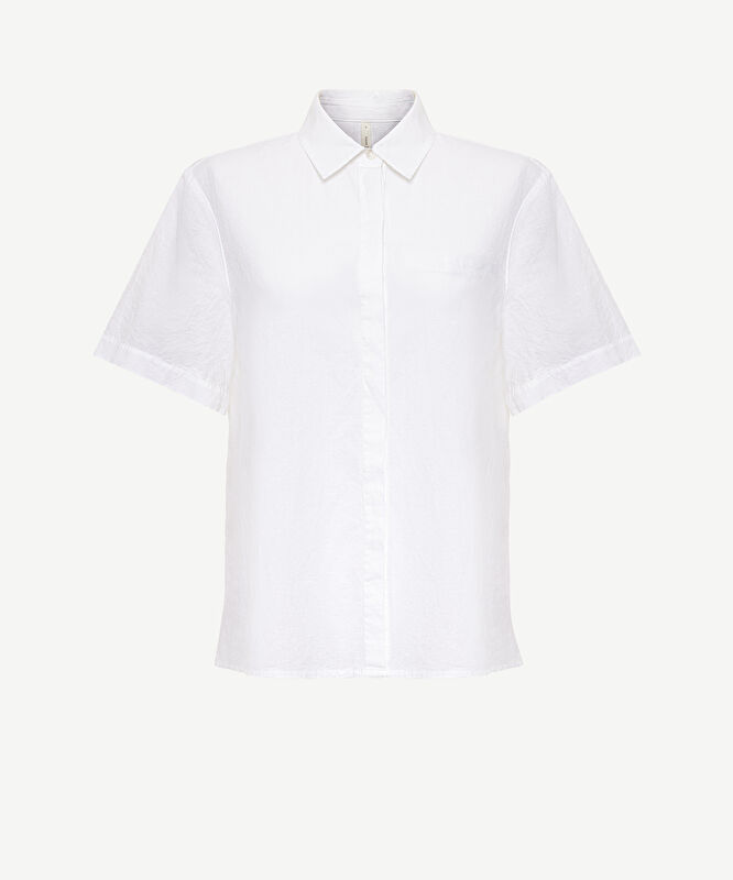 Kısa Kollu Fileto Cepli Gömlek