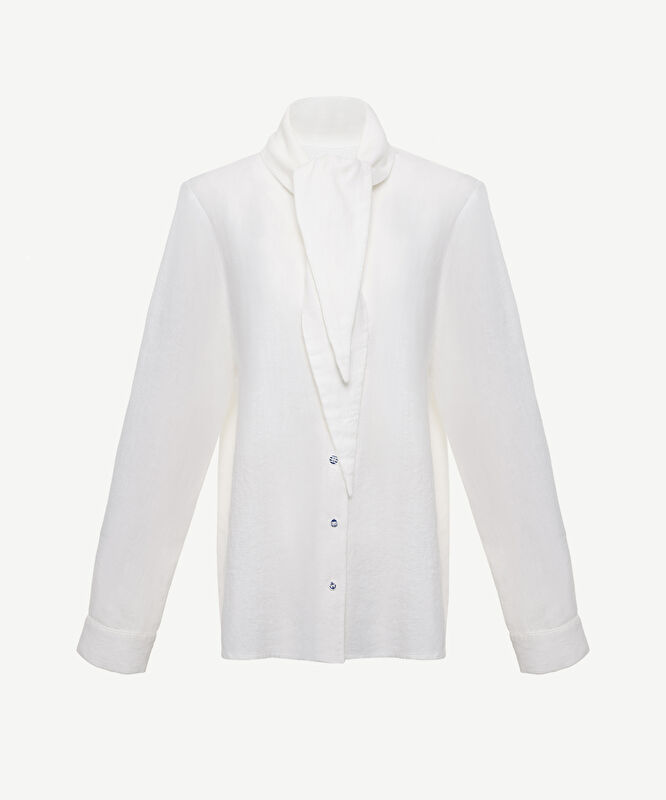 Yaka Detaylı Gömlek