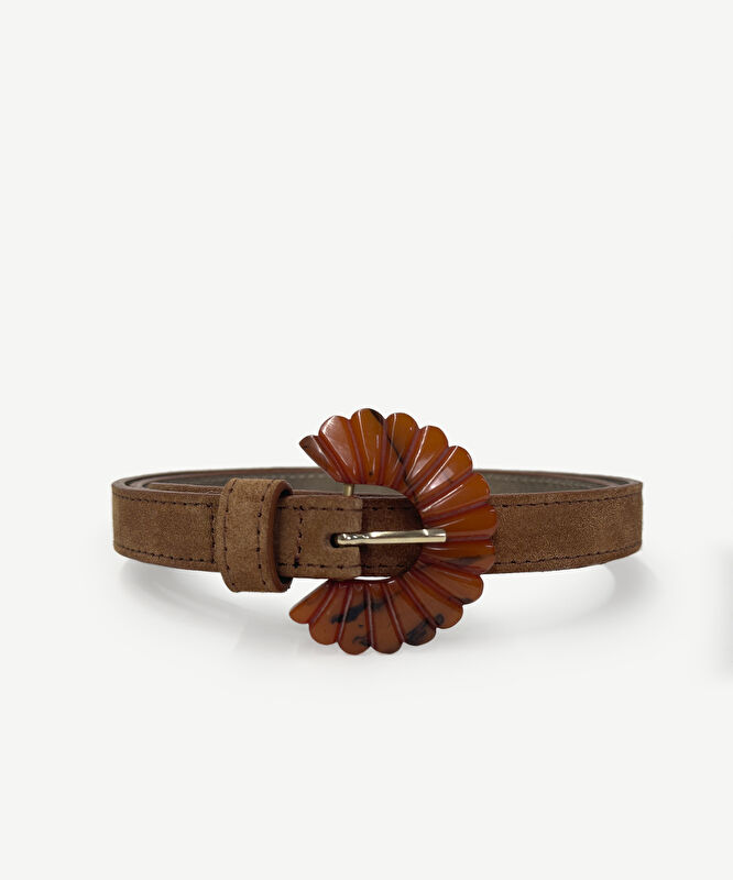 Toka Detaylı Deri Kemer