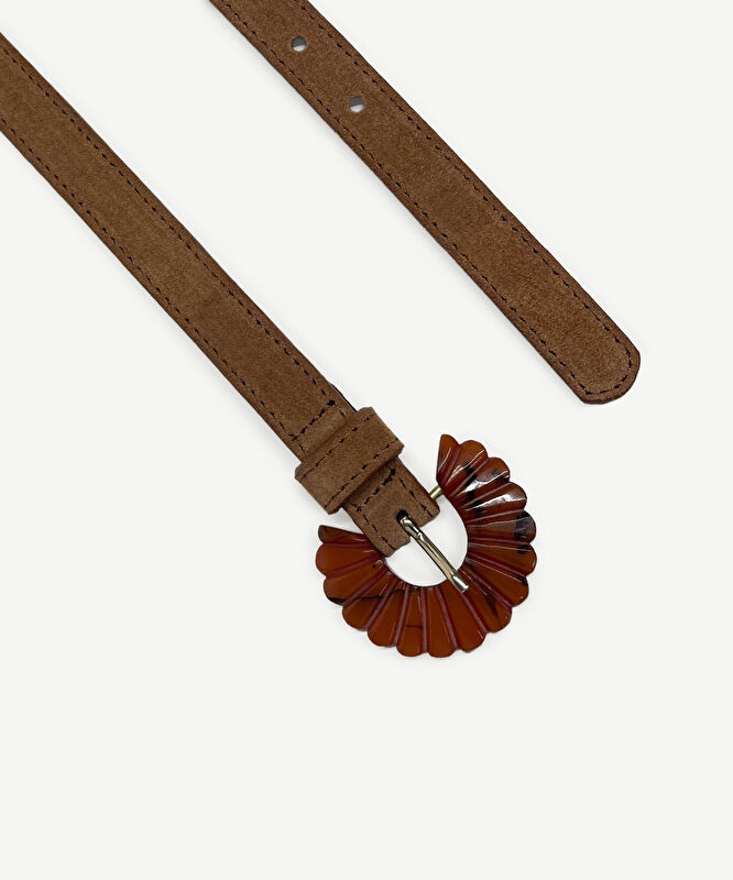 Toka Detaylı Deri Kemer