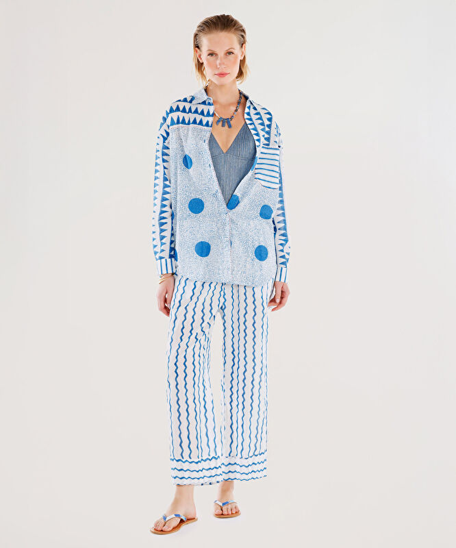 Rahat Kalıp Beli Büzgülü Pantolon