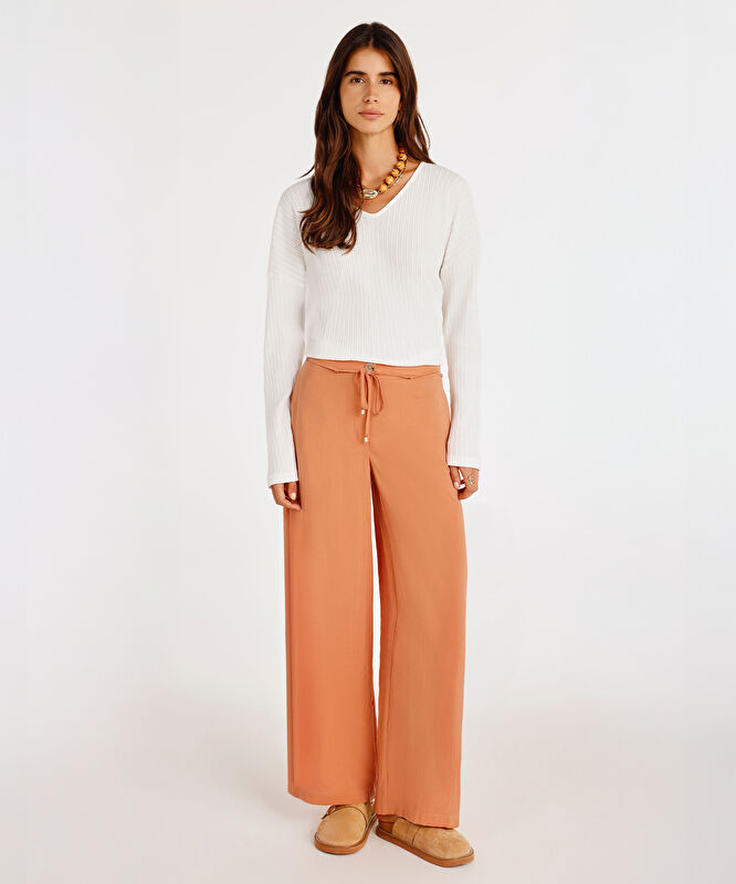 Bağlama Detaylı Pantolon