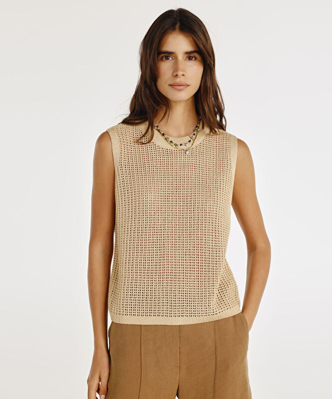 Bisiklet Yaka Kolsuz Triko