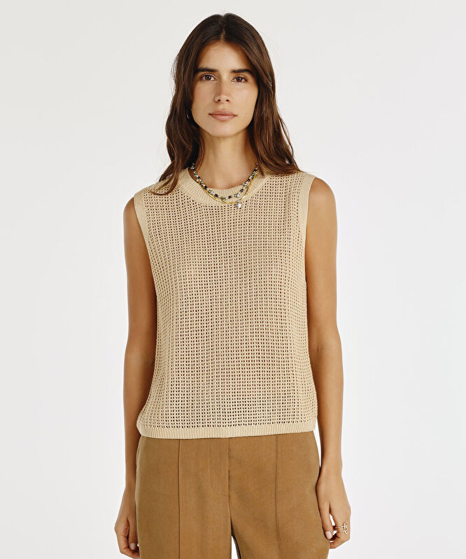 Bisiklet Yaka Kolsuz Triko