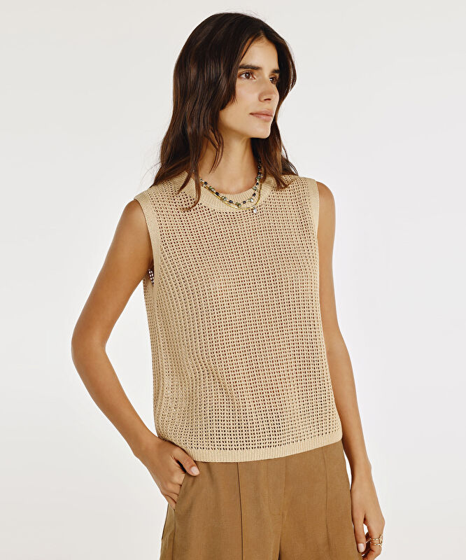 Bisiklet Yaka Kolsuz Triko