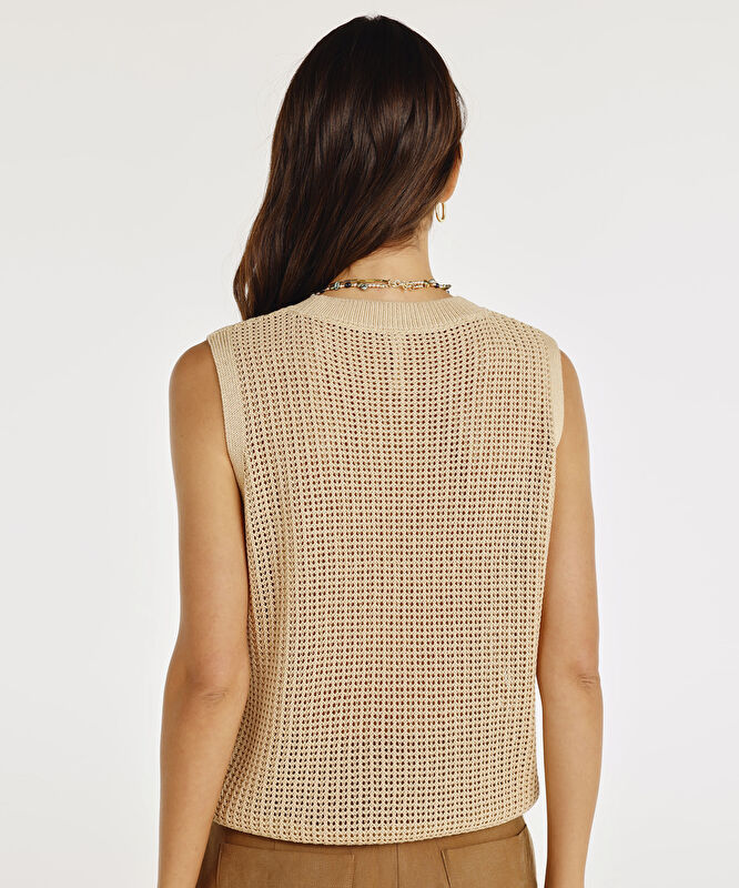 Bisiklet Yaka Kolsuz Triko