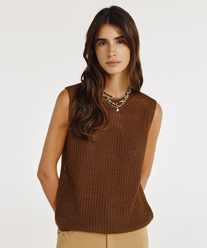 Bisiklet Yaka Kolsuz Triko