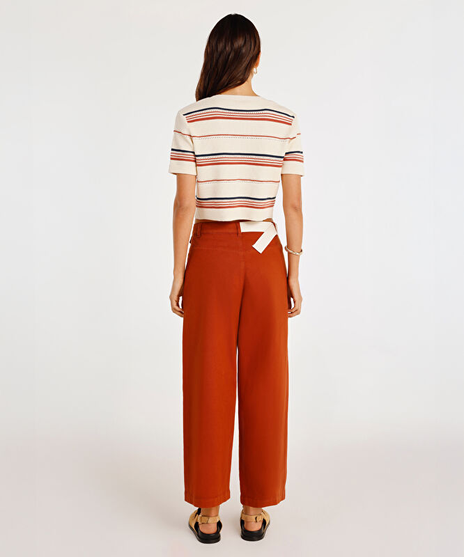 Bisiklet Yakalı Kısa Kollu Hırka