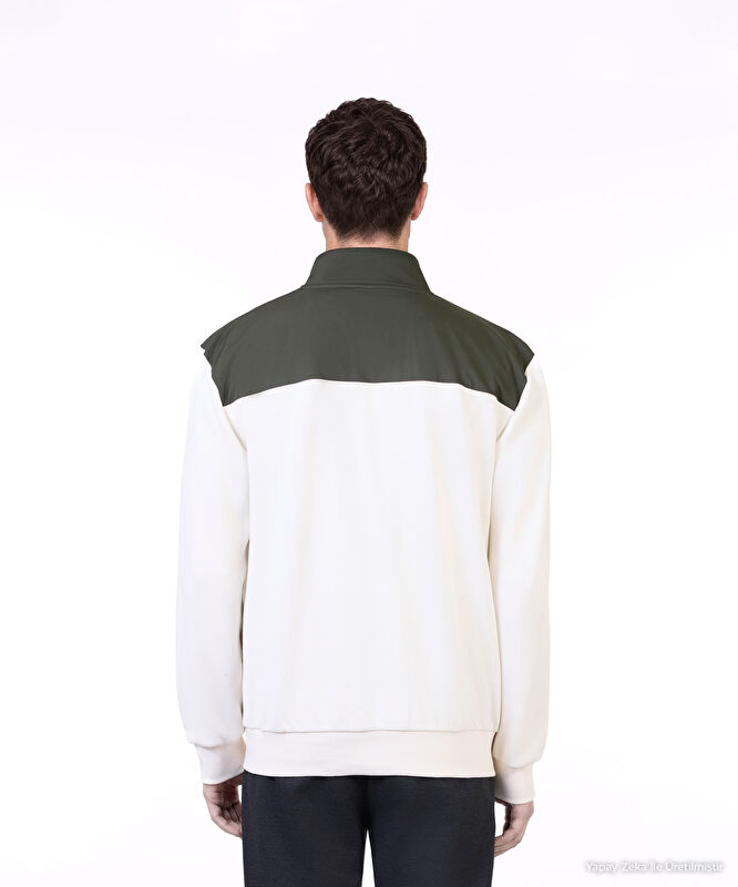 Regular Dik Yaka Uzun Kol Sweatshirt