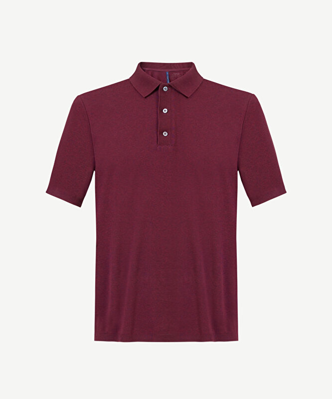 Pamuk Regular Polo Yaka Kısa Kol Kazak