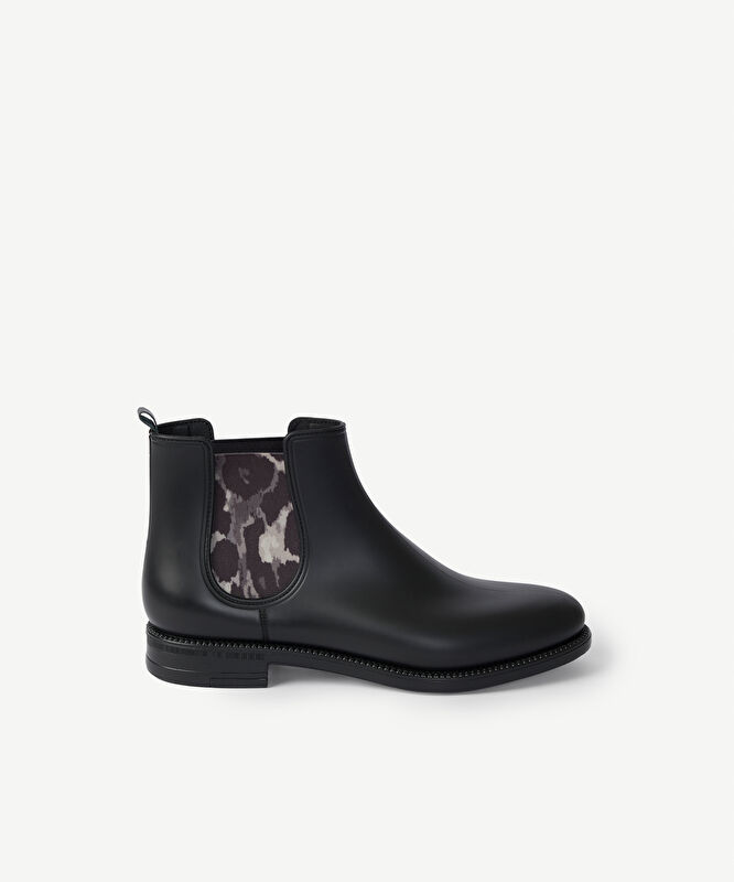 Leopar Baskılı Yağmur Botu