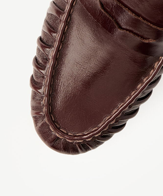 Parlak Deri Loafer