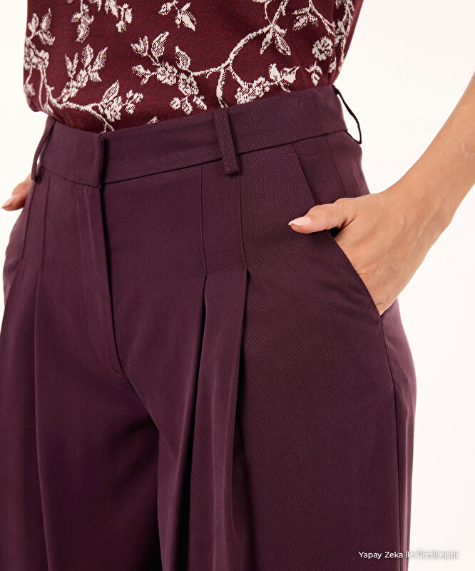 Wide Leg Normal Bel Pantolon