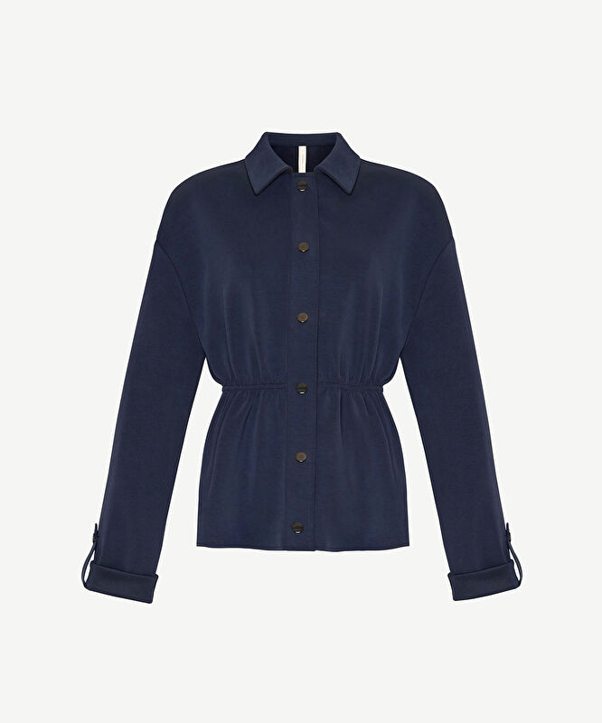 Regular Polo Yaka Uzun Kol Sweatshirt