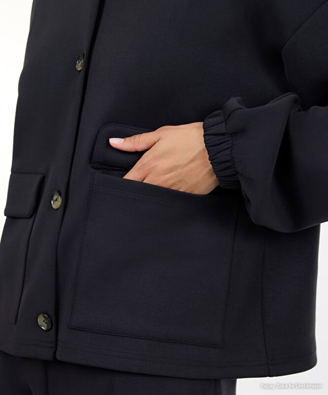 Regular Kapüşonlu Yaka Uzun Kol Sweatshirt