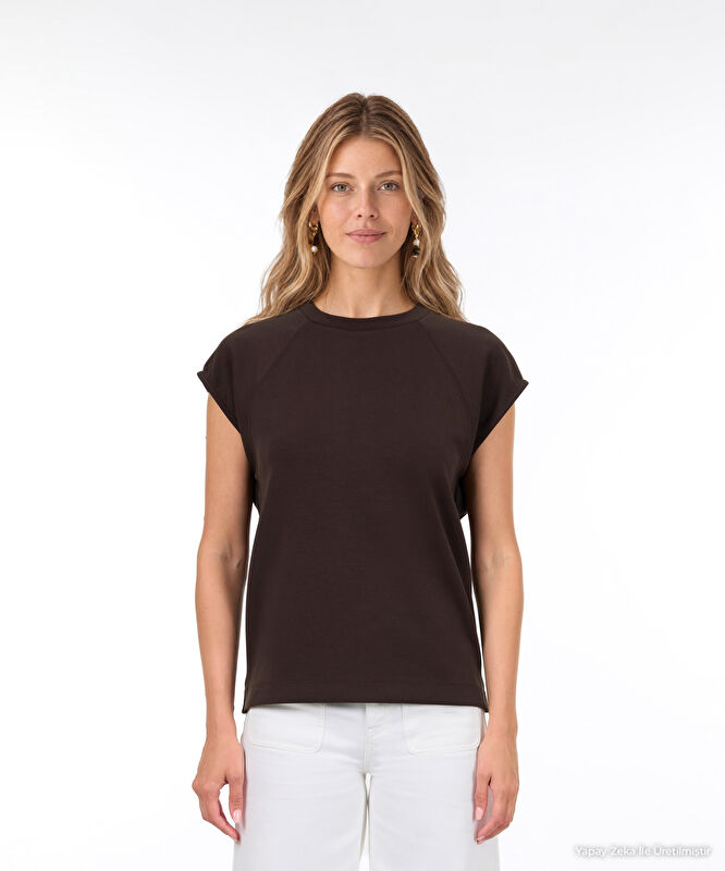 Regular Bisiklet Yaka Kısa Kol T-shirt
