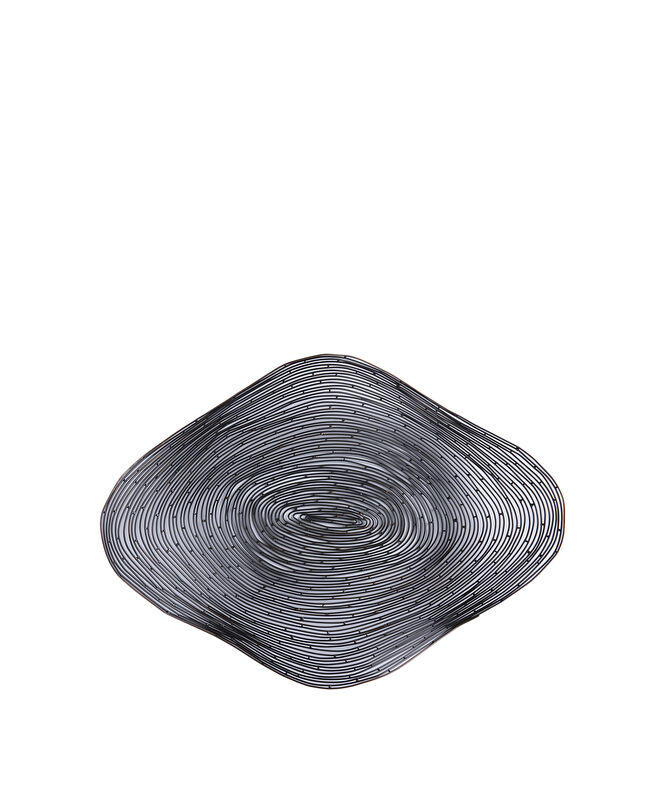 Metal Asimetrik Formlu Sepet(42x29x9 Cm)