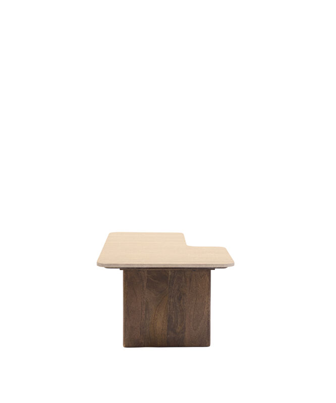 Mango Ağacı Traverten Orta Sehpa(100x100x44 Cm)
