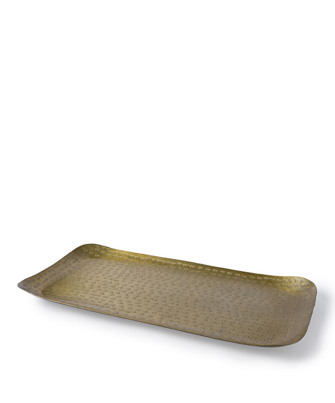 Metal Dikdörtgen Tepsi(38x21x2 Cm)