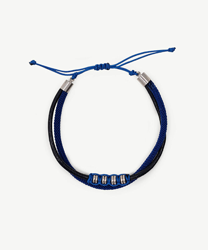 Deri Sarmalı Paracord Bileklik