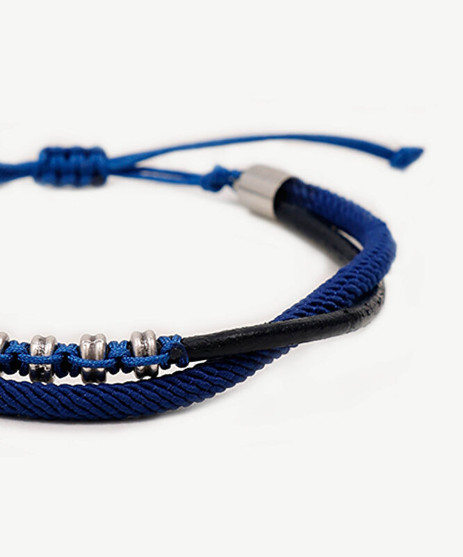 Deri Sarmalı Paracord Bileklik