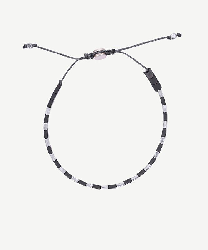 Geometrik Formlu Hematit Bileklik